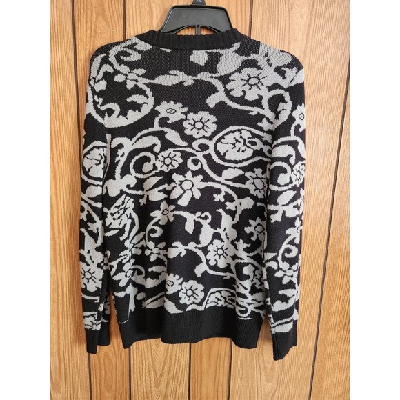 The Tog Shop Womens Full zip Jacket Floral Design Size Petite Medium - Picture 3 of 3